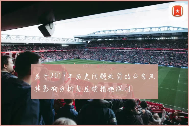 关于2017年历史问题处罚的公告及其影响分析与后续措施探讨