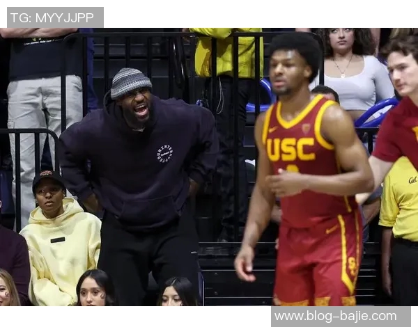 父子同台创历史詹姆斯与布朗尼在NBA赛场上携手共进